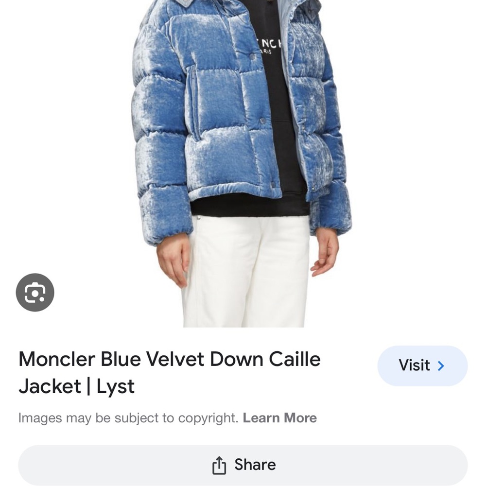 Moncler Velvet Jacket